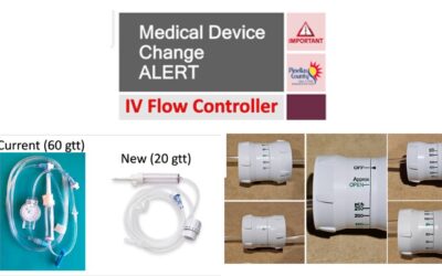 HEADS UP: NEW MICRODRIP IV FLOW CONTROLLERS TODAY!